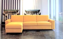 modern sofa bed with chaise lounge